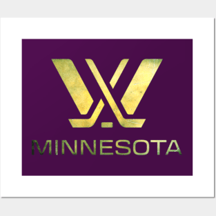 PWHL - Minnesota Distressed Posters and Art